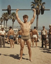 8x10 Unframed Photo Print - Gay Interest Male Vintage Muscle Beach M004294 picture