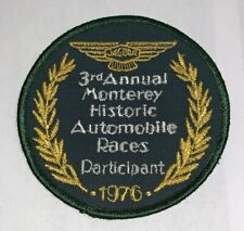 (1976) JAGUAR- 3rd Annual Monterey Historic Automobile Races - PARTICIPANT Patch picture
