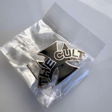 Vintage 1989 THE CULT band SEALED promo pin enamel badge Sonic Temple cloisonne picture