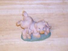 Prestige Porcelain Mom and Piglets Pig Figurine picture