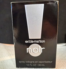 Vintage Coty Exclamation Noir Cologne Spray Perfume Fragrance For Women 1998  picture