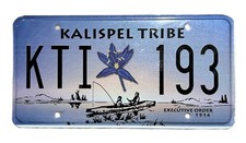 LICENSE PLATE PLATES Tribal WASHINGTON KTI – 193  picture
