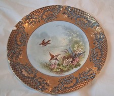 Antique Hand-painted Limoges Porcelain Cabinet Plate 7 1/2