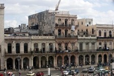 Photo:Havana Cuba Prado Buildings Across from Capitol 2010 Automobiles picture