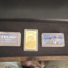 Donald Trump 2024 Commemorative gold plated bar - Take America Back picture