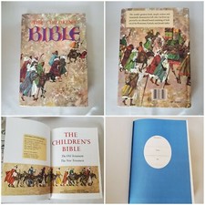 Children Illustrated Bible Deluxe Edition Dedication Page Gift Vintage 1992 picture