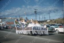 sl12  Original Slide 1958  Pullman Parade float Queen Court 557a picture