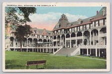 Churchill Hall, Stamford in the Catskills NY New York 1939 Postcard White Border picture