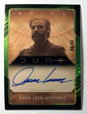 Topps Chrome Dune Spice Auto Oscar Isaac Duke Leto Atriedes Autograph SA-OI /99 picture