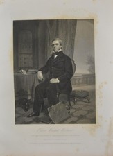 Antique Oliver Wendell Holmes Art Engraving United States Author Original 1860 picture