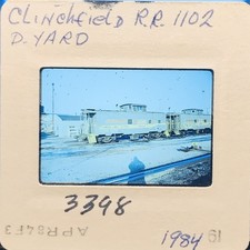 CLINCHFIELD RR 1102 Caboose D. YARD 1984 Original 35mm Railfan Slide picture