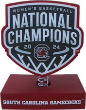 South Carolina Gamecocks 2024 Women's Basketball National Champs Bobblehead Logo picture