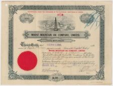 Moose Mountain Oil Co., Limited - 1914 dated Calgary, Alberta Canadian Oil Stock picture