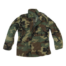 USGI Woodland Camoflauge M65 Field Jacket / Coat Medium Regular picture