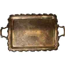 Silverplated Joanne Serving Tray Webster Wilcox 7291 Handled picture