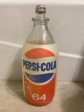 Vintage Pepsi- Cola 64 Oz Glass Bottle -The Boss picture