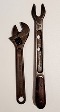 ANTIQUE H D SMITH VALVE SPRING LIFTER TOOL AND A TRUECRAFT ADJ. WRENCH picture