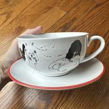 Vintage The Met Metropolitan Museum Art Cat Teacup Fishbowl picture
