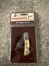 Winchester 2003 Wildlife Gift Tin Knife Ducks picture
