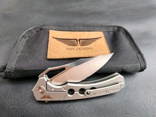 🔥TEPE DESIGN HORNET/ RARE/ Titanium/N690/ NEW picture