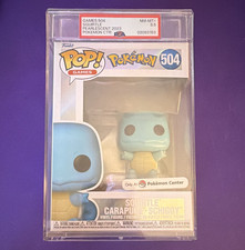 Funko Pop Games Pokémon Squirtle Pearlescent #504 PSA 8.5 picture