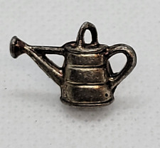 Watering Can Pin - Silver Tone Gardening picture