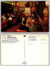 Vintage Three Greenhorns Morton's Shack Restaurant Vancouver Canada Postcard picture