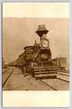 All Aboard Emigrant Train Vintage Postcard picture