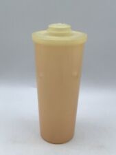 Vintage 1950's Tall 16oz Plastic Tumbler Cup with Lid 6.5