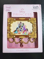 D23 2026 Disney Box Lunch Exclusive Princess Group Pin LE 500 NIB Signature Ed. picture