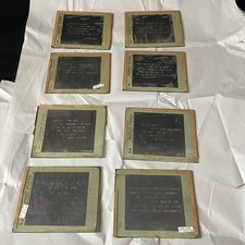 8 1930s Cinema Song Magic Lantern Glass Slides Ransley Studio Chicago Silent Era picture