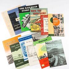 14 Vintage 1953 - 1955 Association of American Railroads Washington DC Brochures picture