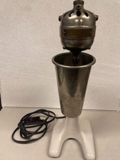 Hamilton Beach Vintage White Flash Malt Milkshake Mixer Blender Porcelain picture