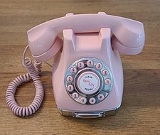Vintage Mary Kay Cosmetics Retro Pink Metro Phone w/Notepad Tray Tested  picture