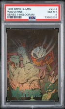 1992 Impel X-Men Series 1 Hologram #XH-1 Wolverine PSA 8 NM-MT picture