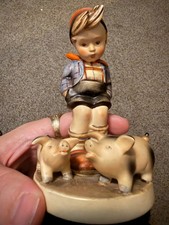 RARE VINTAGE HUMMEL (FARM BOY) #66 1946-1948 TMK1 picture