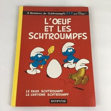 Dupuis L'Oeuf Et Les Schtroumpfs French Comic Book Hardcover Peyo Vintage 1970's picture