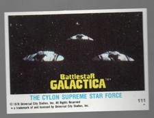 1978 Topps Battlestar Galactica #111 THE CYLON SUPREME STAR FORCE picture