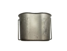 GENUINE US MILITARY CANTEEN CUP 1QT USGI STAINLESS HEAVY DUTY NEW / UNISSUED picture