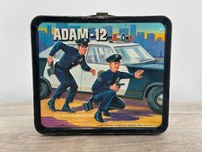 Vintage Adam 12 Metal Lunchbox TV Show Memorabilia 1972 Aladdin LAPD Police Rare picture