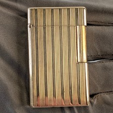 Vintage 18K Solid Yellow Gold S.T. Dupont Lighter 136g Total Weight picture