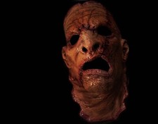 Rawhide Scourge Halloween Mask Horror Scary Evil Skinned Hill Billy Leatherface picture