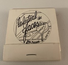 Vintage Le Festival Des Glacés France Large Matchbook Full Unstruck picture
