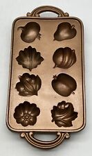 Cast Iron Mold Pan John Wright Fall Fruit & Vegetable Theme Molds 5lbs. picture