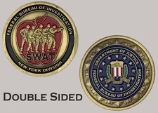 FBI New York Division SWAT Double Sided Challenge Coin  J#51 picture