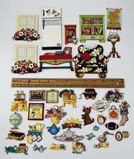 Vtg 1990s Mary Engelbreit Fridge Magnet Lot 30+ Kitchen Home Whimsical Sayings picture