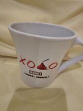 Hershey's Hugs & Kisses XO Coffee Tea Mug Cup Oval 12oz Gift Red Valentines picture