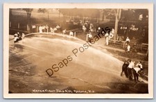 K59/ Argyle New York RPPC Postcard c10 July 4th Water Fight Fire Department 93 picture