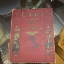 Collier’s World Atlas and Gazetteer 1906 Red Cover picture