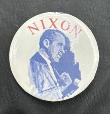 Rare Vintage Nixon Offset Printing Pin picture